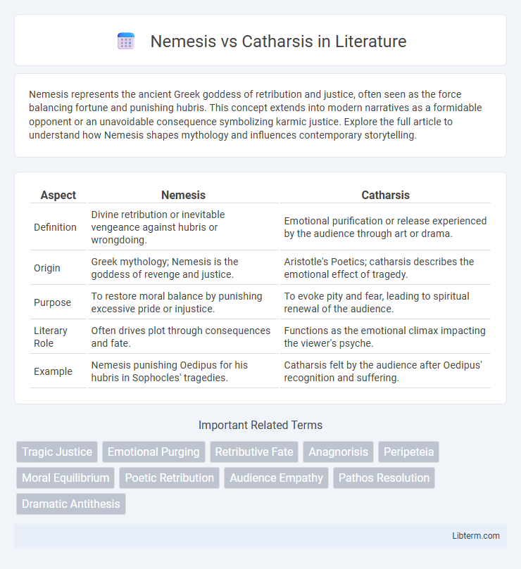Catharsis vs Nemesis in Literature - What is The Difference?