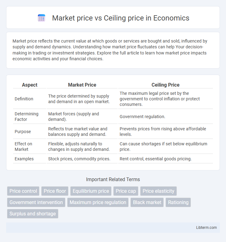 Ceiling price vs Market price in Economics - What is The Difference?