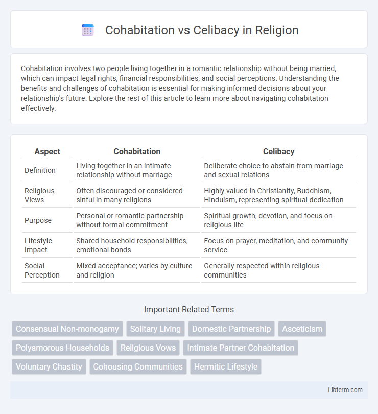 Celibacy vs Cohabitation in Religion - What is The Difference?