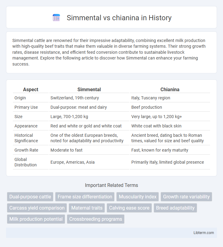 chianina vs Simmental in History - What is The Difference?