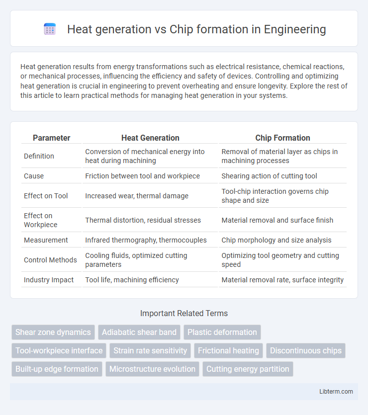 Chip formation vs Heat generation in Engineering - What is The Difference?