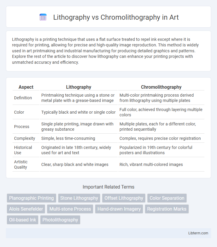 Chromolithography vs Lithography in Art - What is The Difference?
