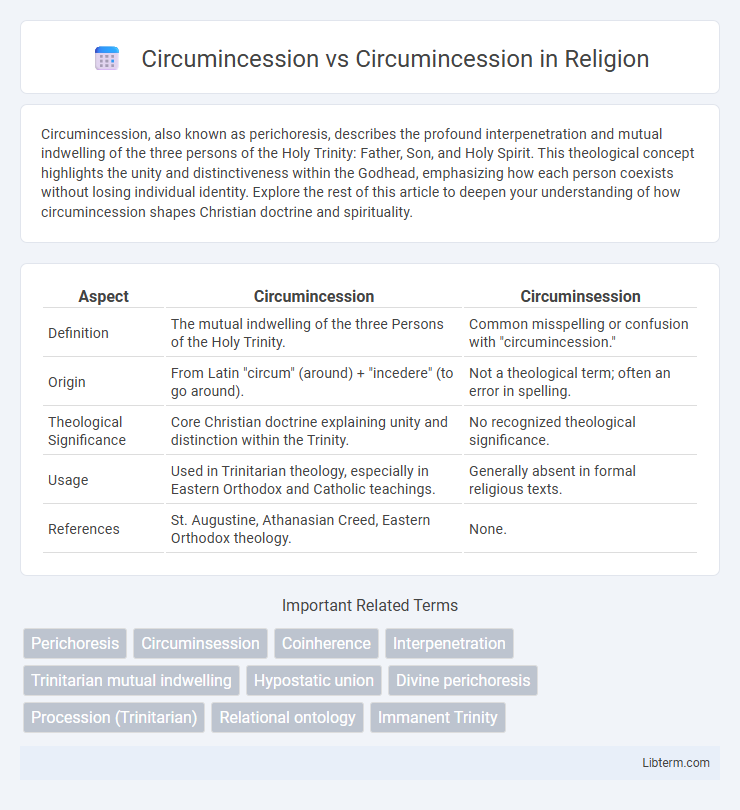 Circumincession vs Circumincession in Religion - What is The Difference?