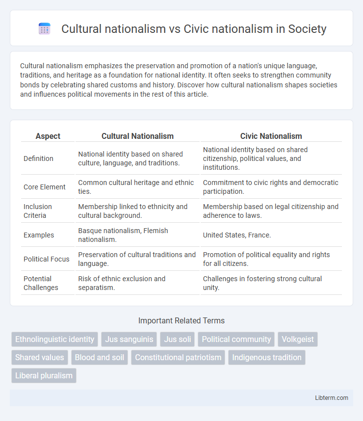 Civic nationalism vs Cultural nationalism in Society - What is The Difference?