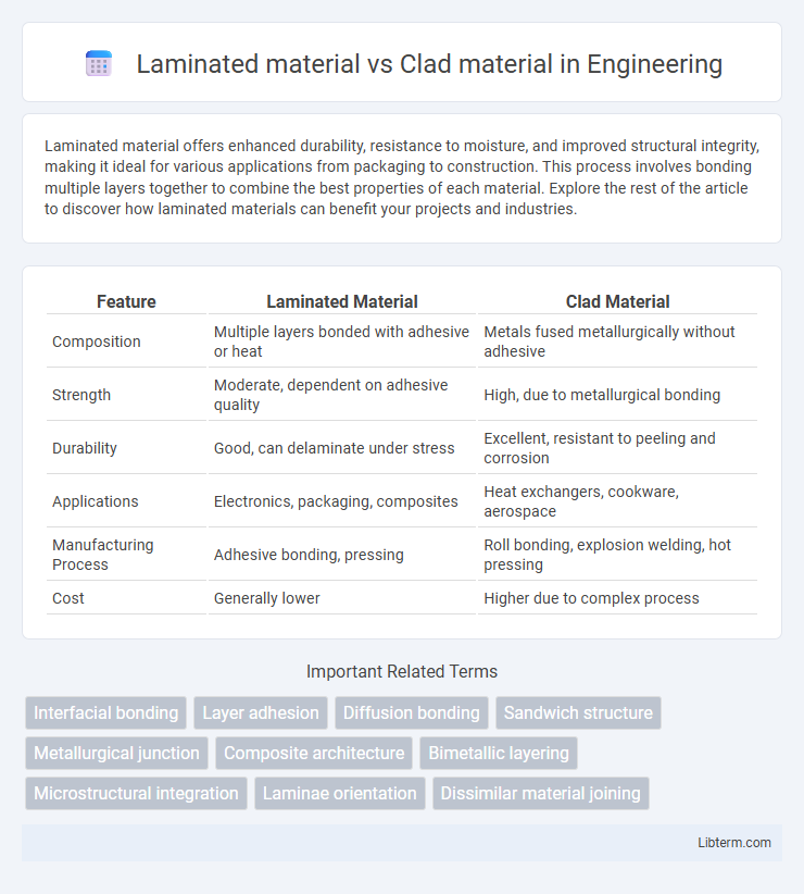 Clad material vs Laminated material in Engineering - What is The Difference?