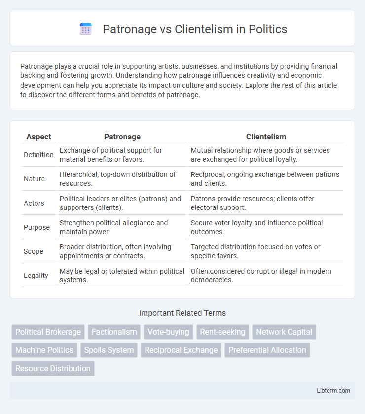 Clientelism vs Patronage in Politics - What is The Difference?