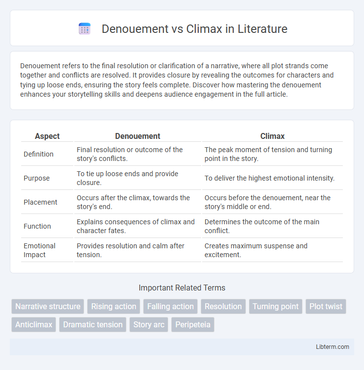 Climax vs Denouement in Literature - What is The Difference?