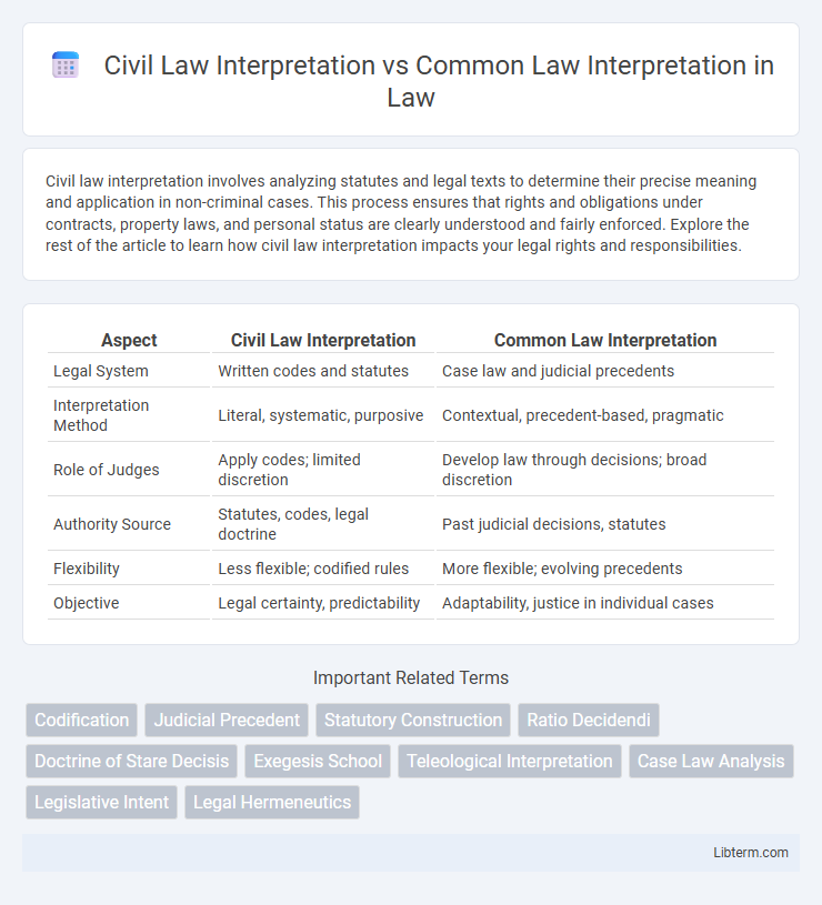 Common Law Interpretation vs Civil Law Interpretation in Law - What is The Difference?