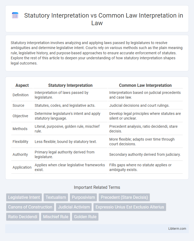Common Law Interpretation vs Statutory Interpretation in Law - What is The Difference?