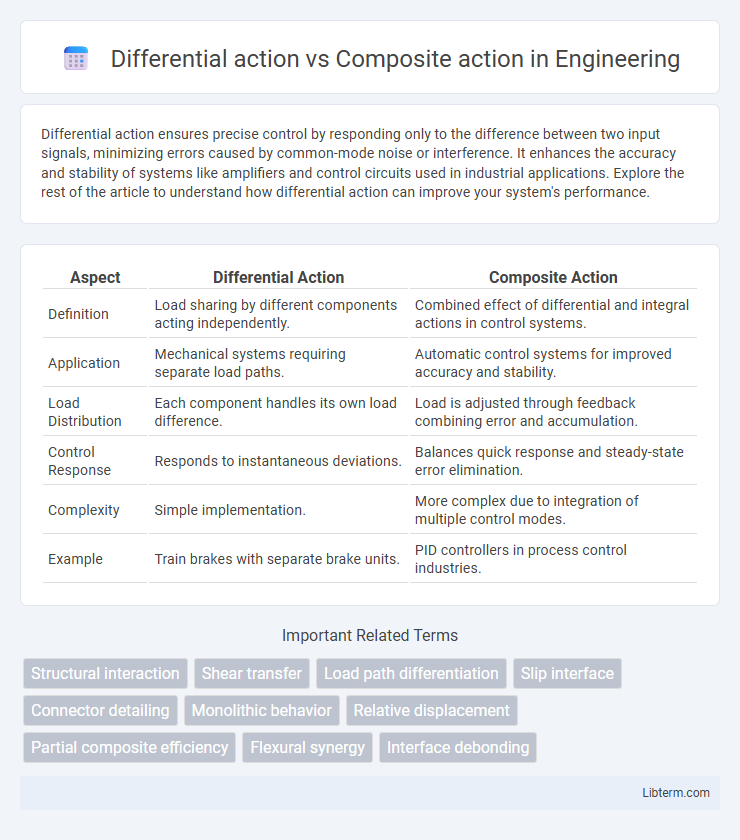 Composite action vs Differential action in Engineering - What is The Difference?