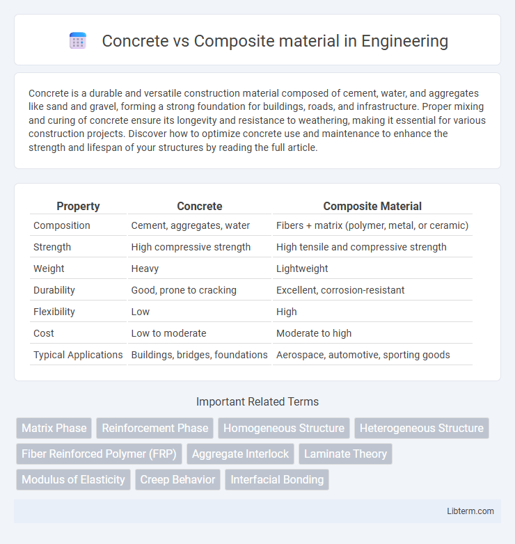 Composite material vs Concrete in Engineering - What is The Difference?