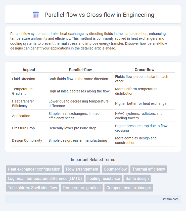 Cross-flow vs Parallel-flow in Engineering - What is The Difference?