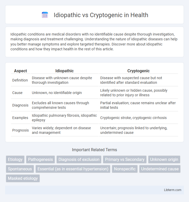 Cryptogenic vs Idiopathic in Health - What is The Difference?