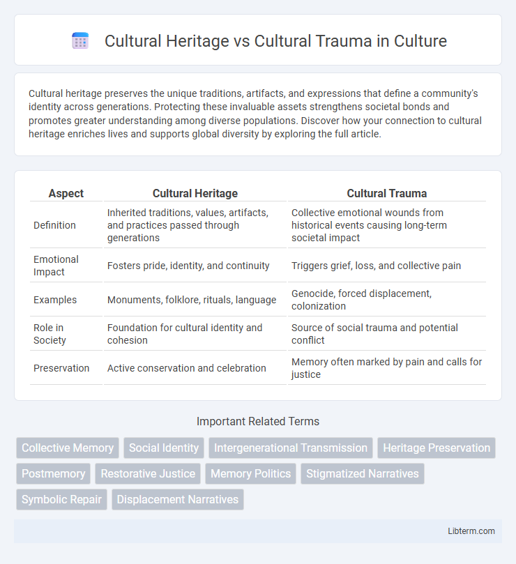 Cultural Trauma vs Cultural Heritage in Culture - What is The Difference?