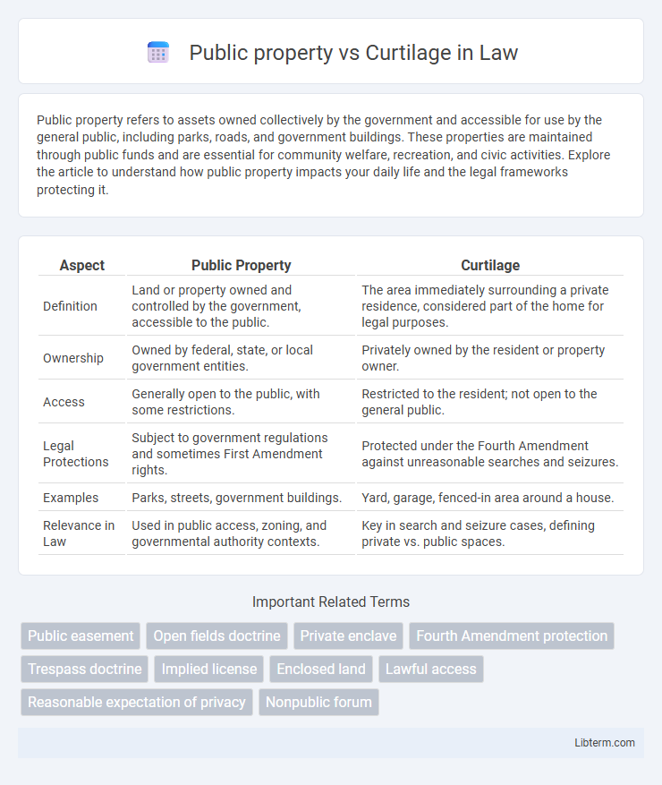 Curtilage vs Public property in Law - What is The Difference?