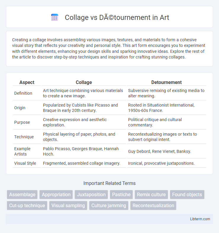 Détournement vs Collage in Art - What is The Difference?