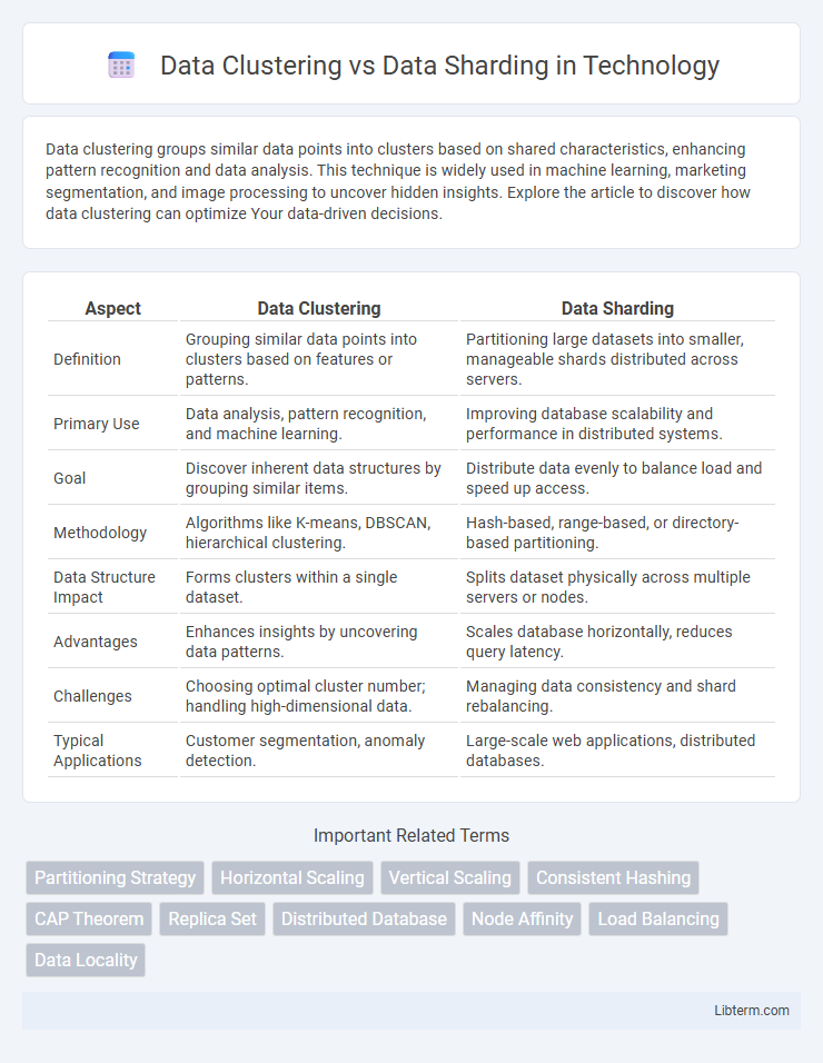 Data Sharding vs Data Clustering in Technology - What is The Difference?
