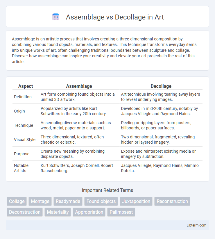 Decollage vs Assemblage in Art - What is The Difference?