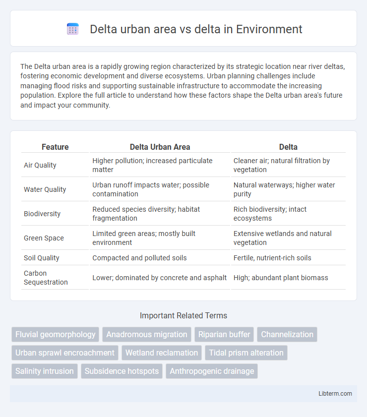 delta vs Delta urban area in Environment - What is The Difference?