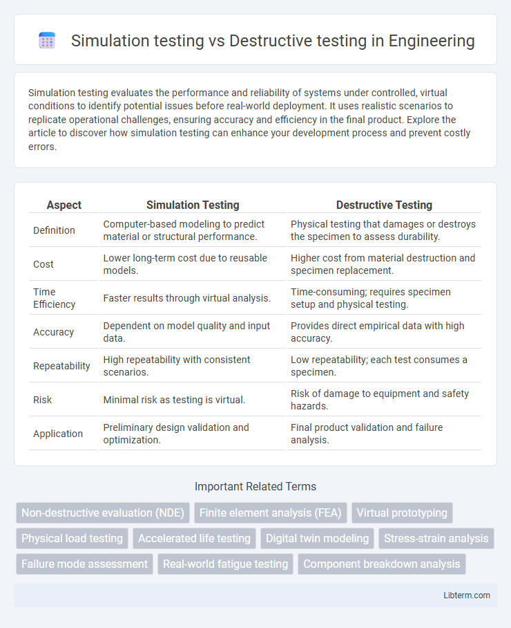 Destructive testing vs Simulation testing in Engineering - What is The Difference?