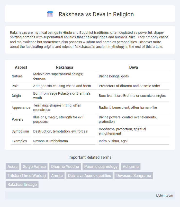 Deva vs Rakshasa in Religion - What is The Difference?