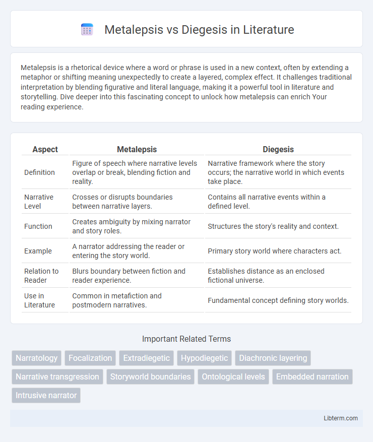 Diegesis vs Metalepsis in Literature - What is The Difference?