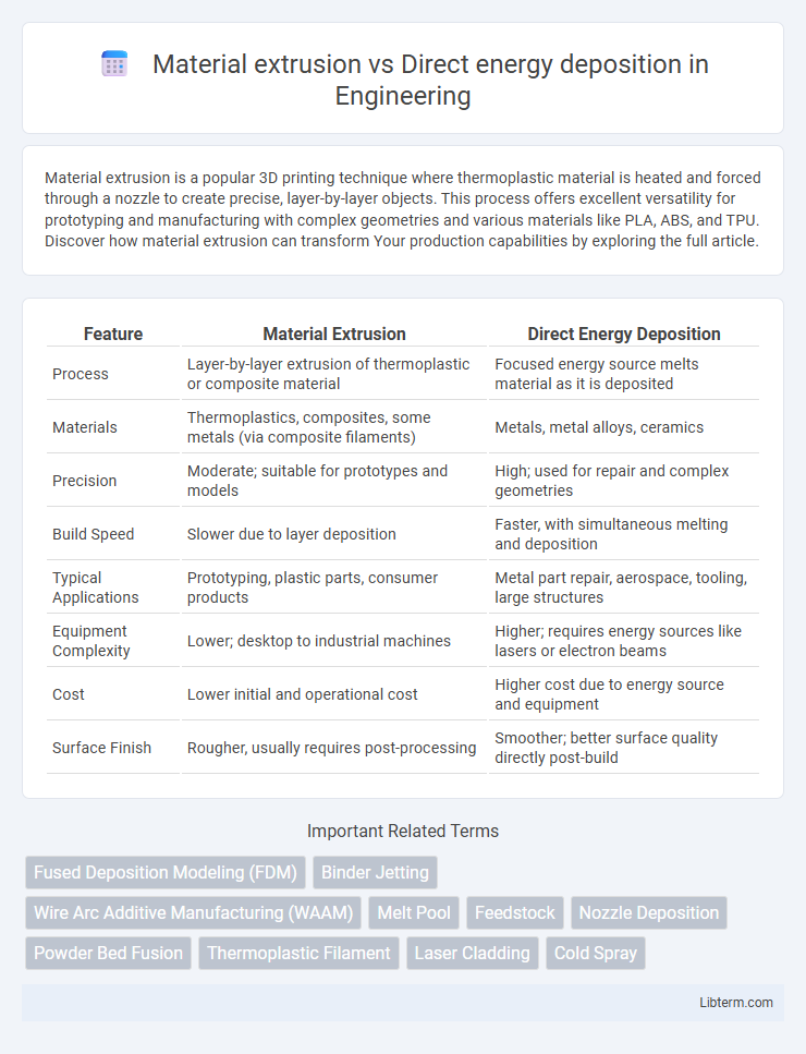 Direct energy deposition vs Material extrusion in Engineering - What is The Difference?