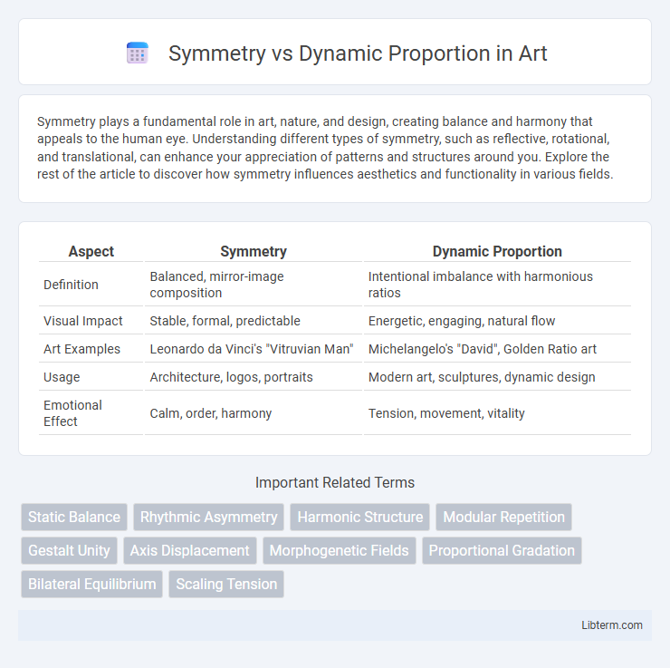Dynamic Proportion vs Symmetry in Art - What is The Difference?