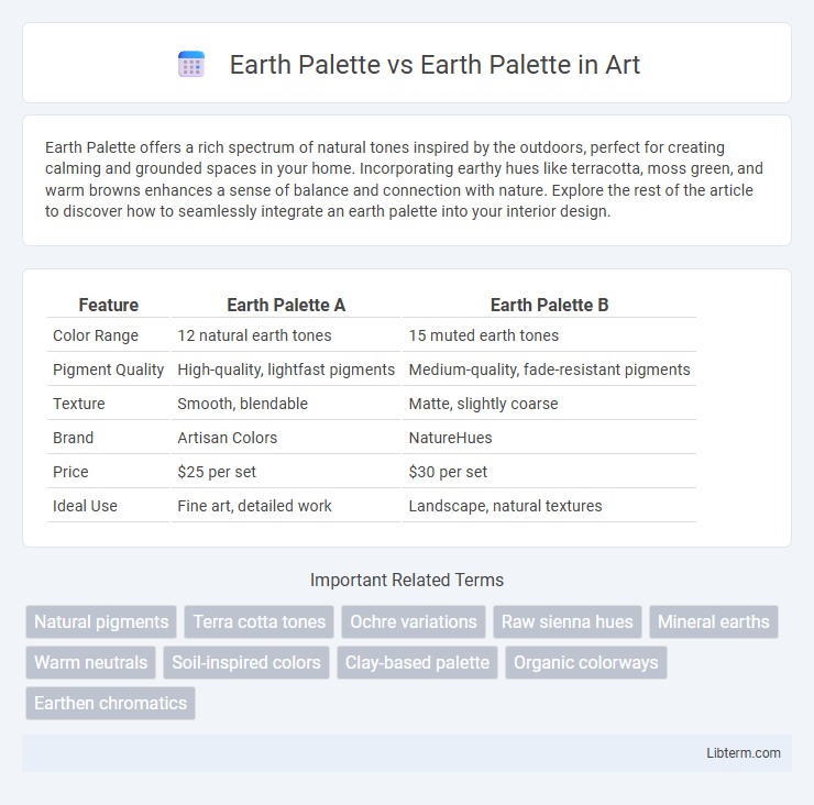 Earth Palette vs Earth Palette in Art - What is The Difference?