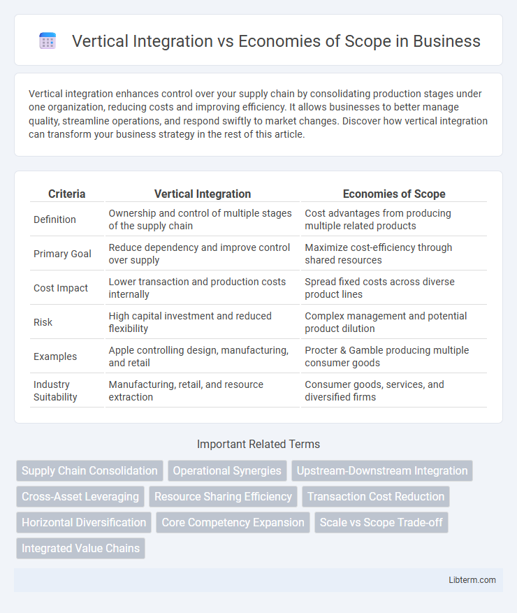 Economies of Scope vs Vertical Integration in Business - What is The Difference?