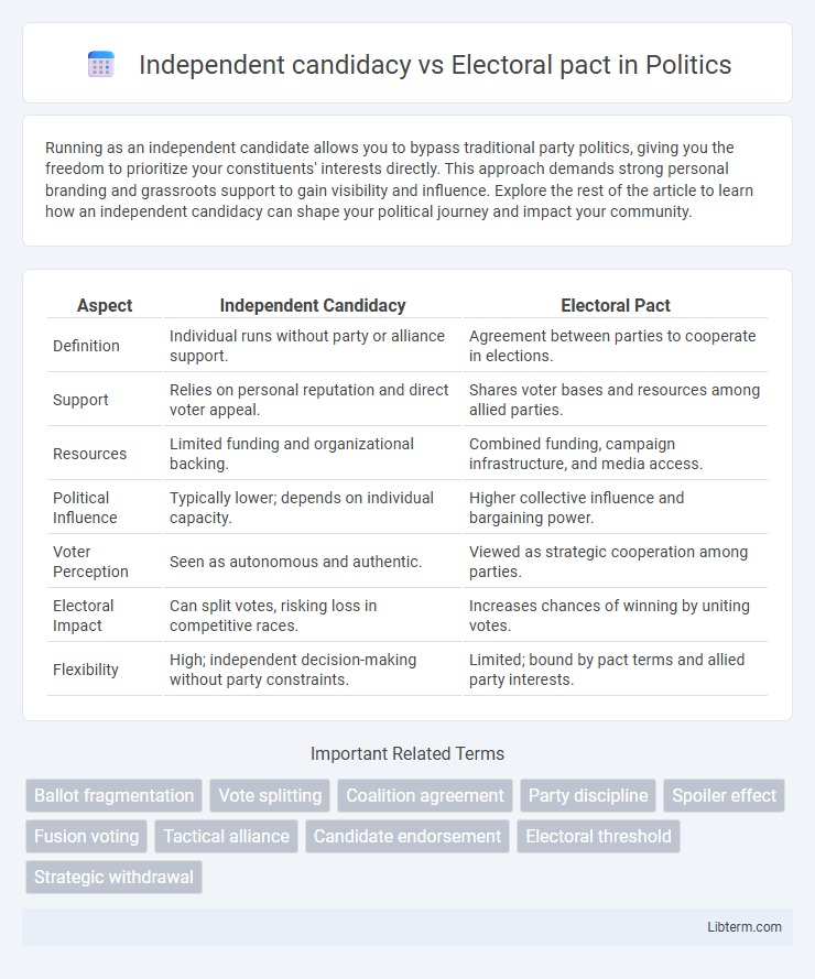 Electoral pact vs Independent candidacy in Politics - What is The Difference?