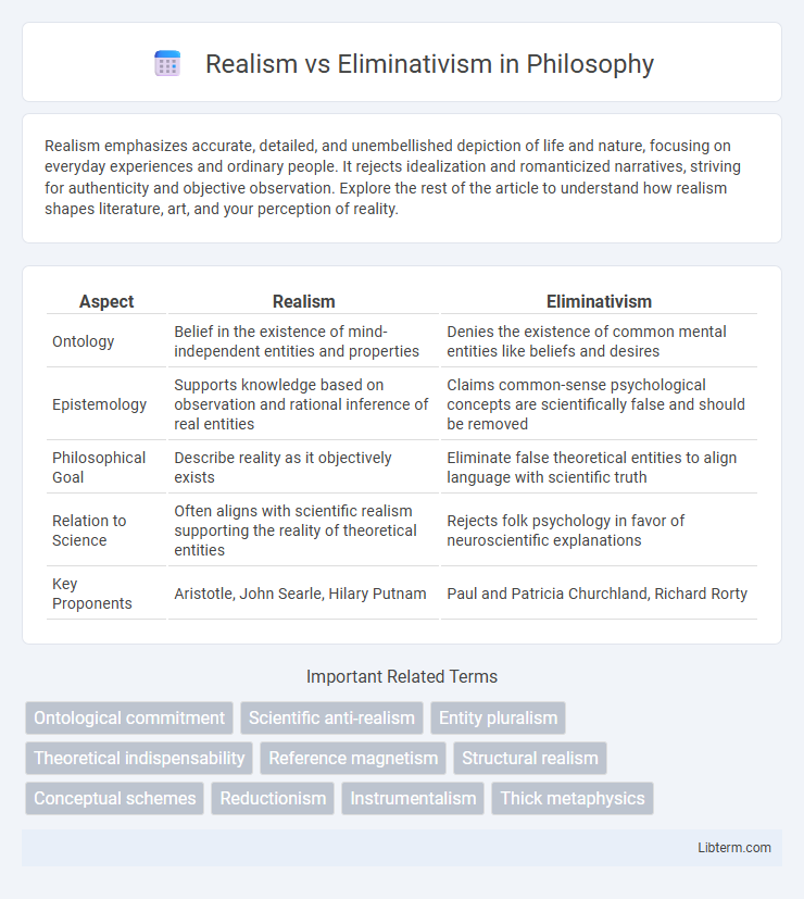 Eliminativism vs Realism in Philosophy - What is The Difference?