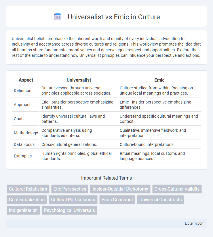Emic vs Universalist in Culture - What is The Difference?