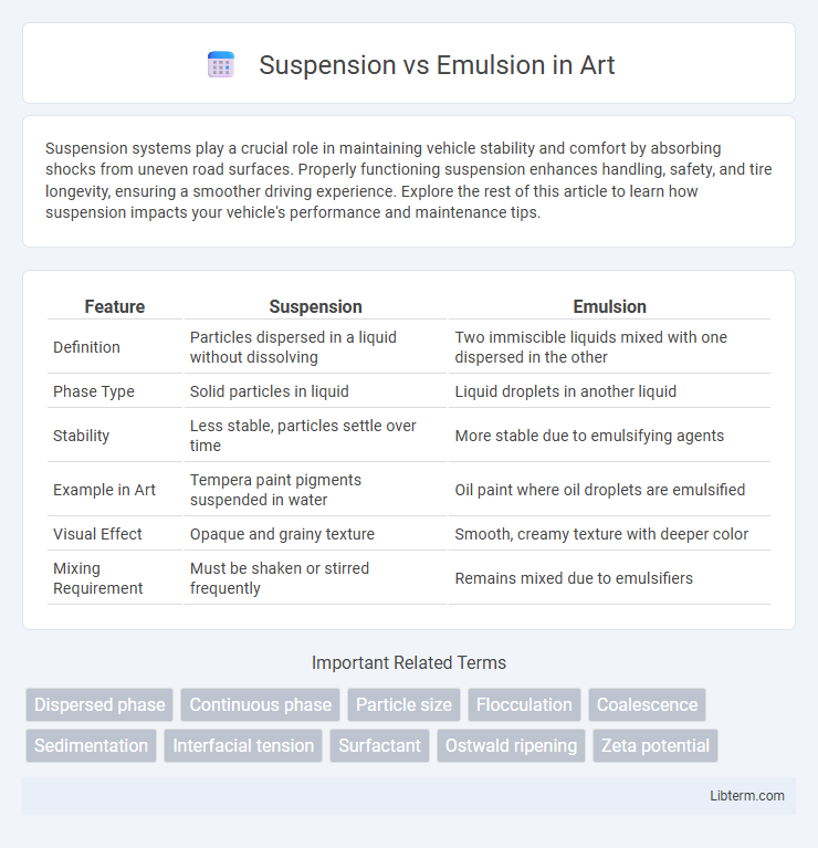 Emulsion vs Suspension in Art - What is The Difference?