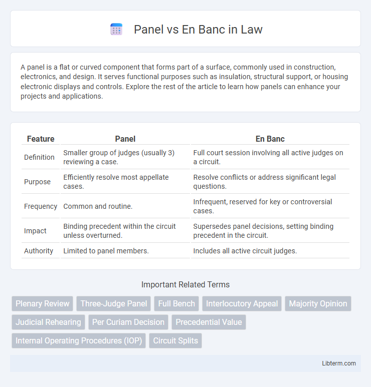 En Banc vs Panel in Law - What is The Difference?