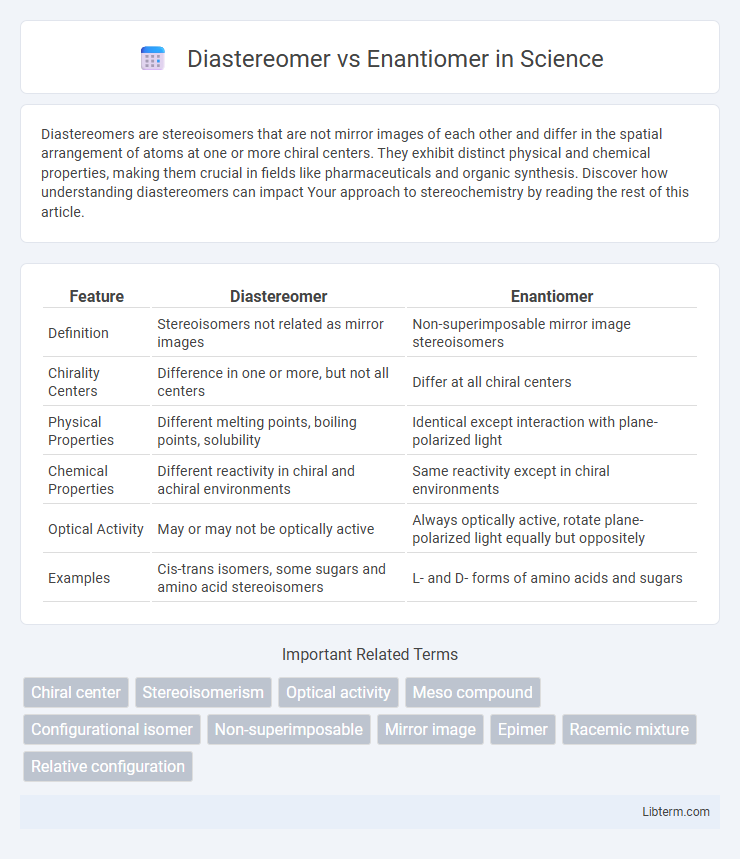 Enantiomer vs Diastereomer in Science - What is The Difference?