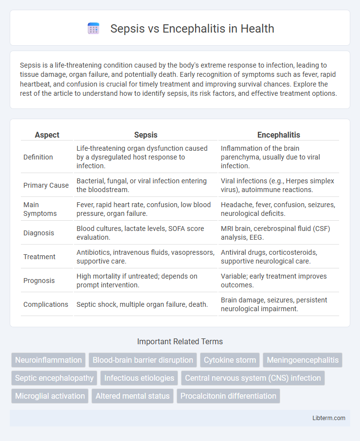 Encephalitis vs Sepsis in Health - What is The Difference?