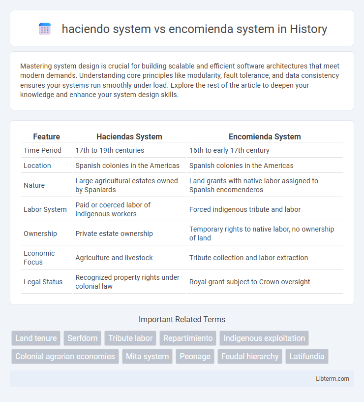 encomienda system vs haciendo system in History - What is The Difference?