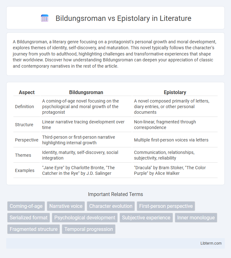 Epistolary vs Bildungsroman in Literature - What is The Difference?