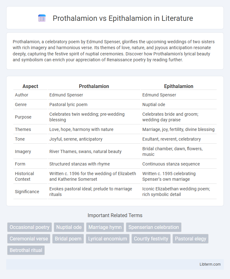 Epithalamion vs Prothalamion in Literature - What is The Difference?