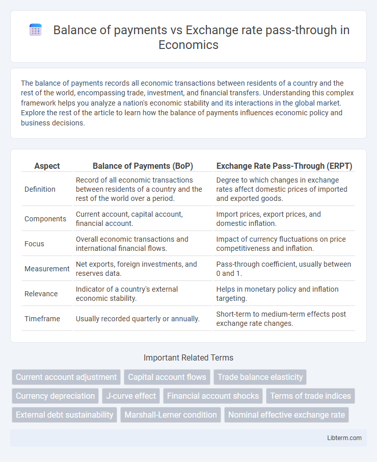 Exchange rate pass-through vs Balance of payments in Economics - What is The Difference?