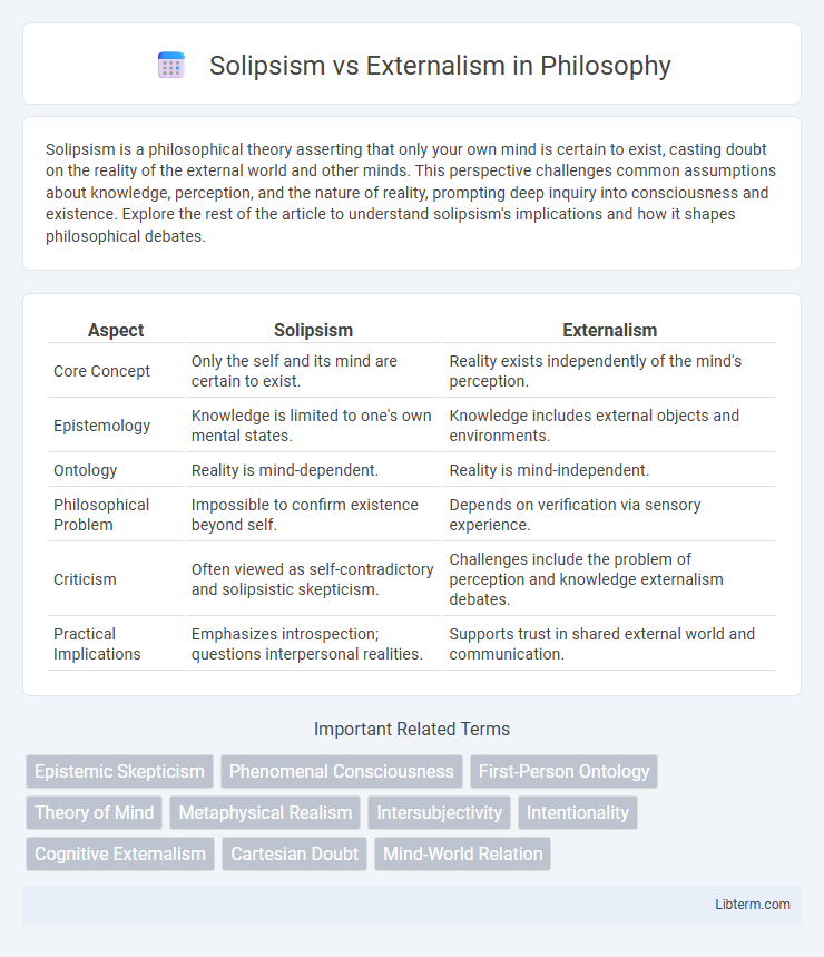Externalism vs Solipsism in Philosophy - What is The Difference?