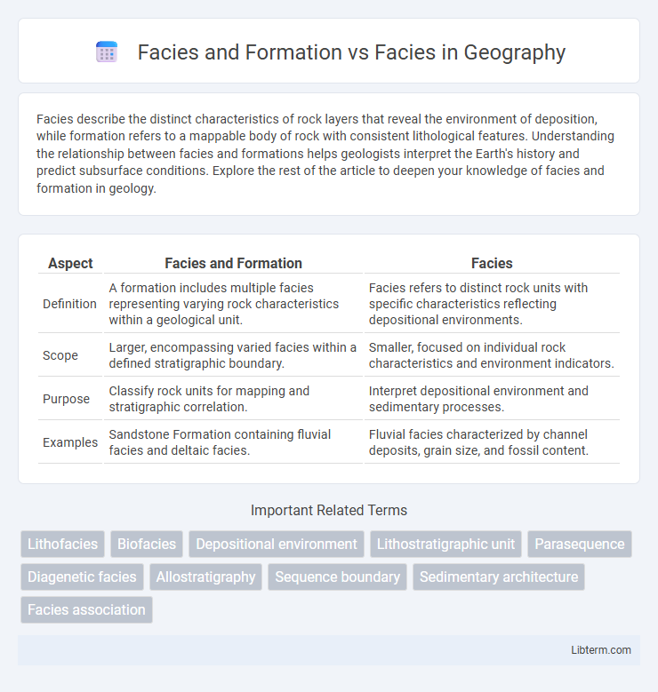 Facies vs Facies and Formation in Geography - What is The Difference?