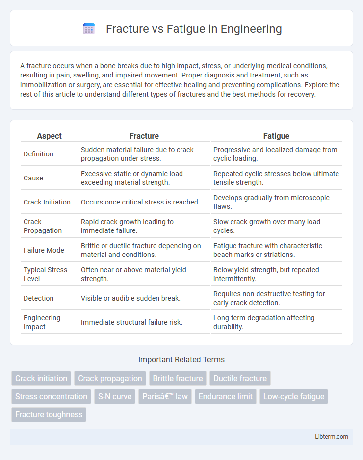 Fatigue vs Fracture in Engineering - What is The Difference?