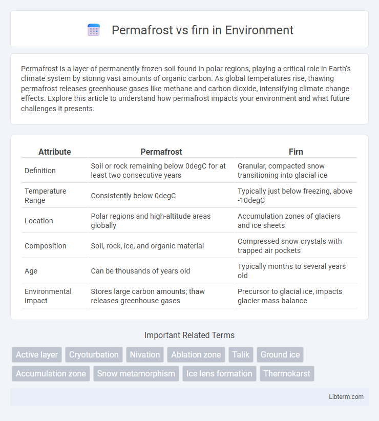 firn vs Permafrost in Environment - What is The Difference?