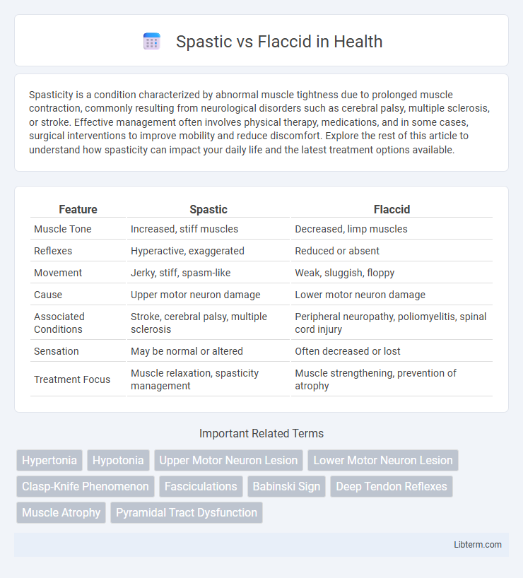 Flaccid vs Spastic in Health - What is The Difference?