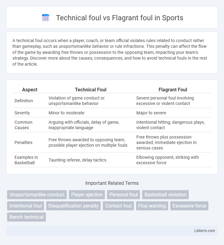 Flagrant foul vs Technical foul in Sports - What is The Difference?