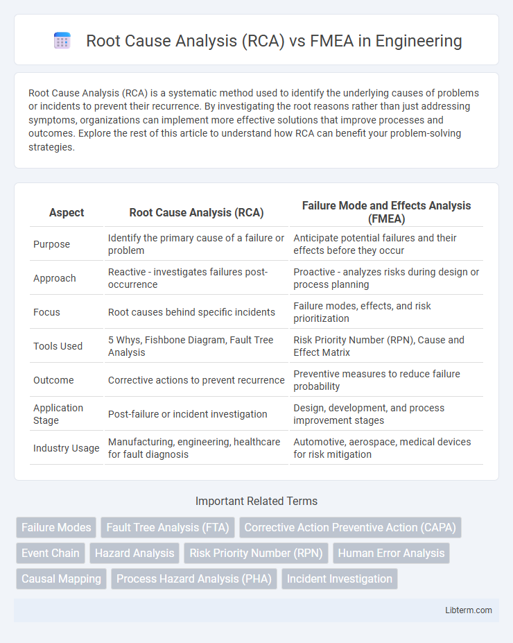 FMEA vs Root Cause Analysis (RCA) in Engineering - What is The Difference?