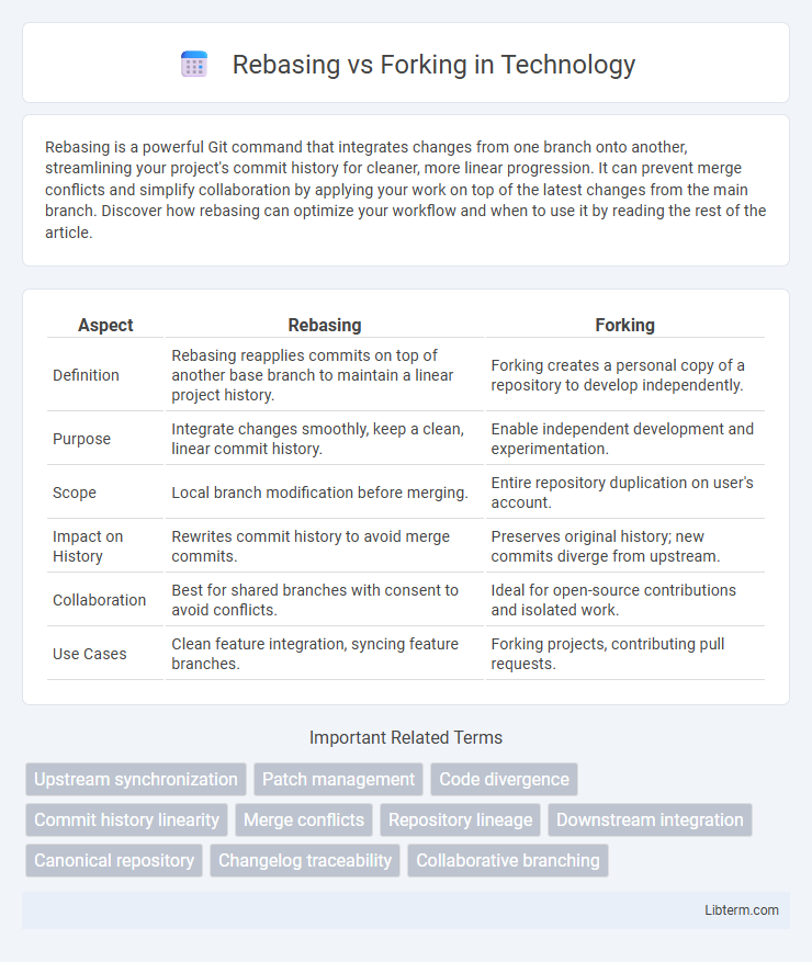 Forking vs Rebasing in Technology - What is The Difference?