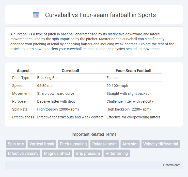 Four-seam fastball vs Curveball in Sports - What is The Difference?
